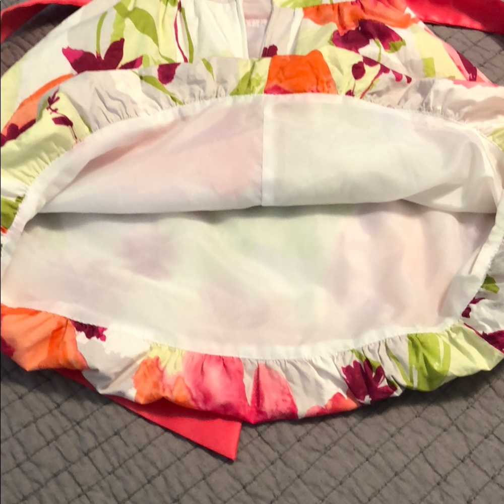 Girls watercolor print party dress. Size 8 - Picture 5 of 5